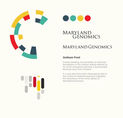 Maryland Genomics Brand Indentity View